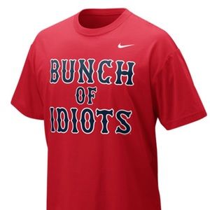 ‘Bunch of Idiots’ Boston Red Sox t-shirt